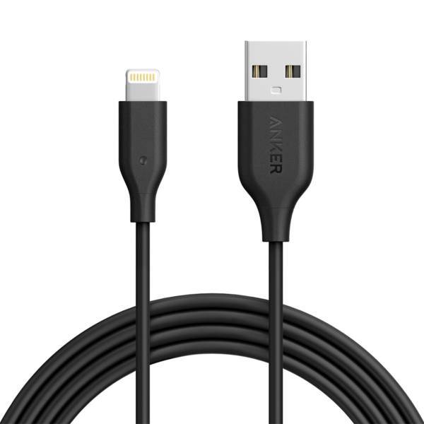 Anker A8112 PowerLine USB To Lightning Cable 1.8m، کابل تبدیل USB به لایتنینگ انکر مدل A8112 PowerLine به طول 1.8 متر