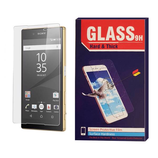 محافظ صفحه نمایش شیشه ای مدل Hard and thick مناسب برای گوشی موبایل سونی Xperia Z5 Primum