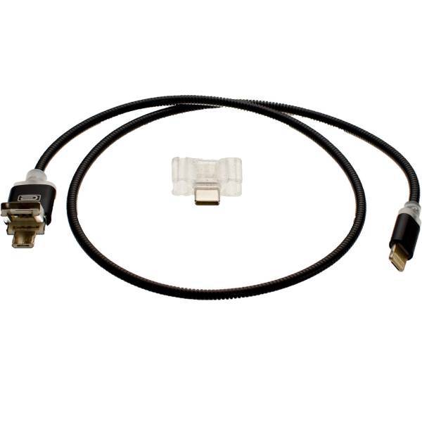 Earldom 8in1 USB to TYPE-C/Lightning Cable 1m، کابل تبدیل USB به لایتنینگ/USB-C ارلدم مدل 8in1 به طول 1 متر