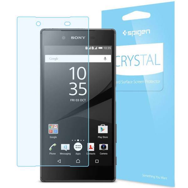 Spigen Crystal Screen Protector For Sony Xperia Z5، محافظ صفحه نمایش اسپیگن مدل Crystal مناسب برای گوشی موبایل سونی اکسپریا Z5