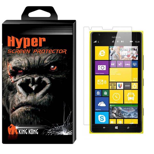 Hyper Protector King Kong Glass Screen Protector For Nokia Lumia 1520، محافظ صفحه نمایش شیشه ای کینگ کونگ مدل Hyper Protector مناسب برای گوشی Nokia Lumia 1520