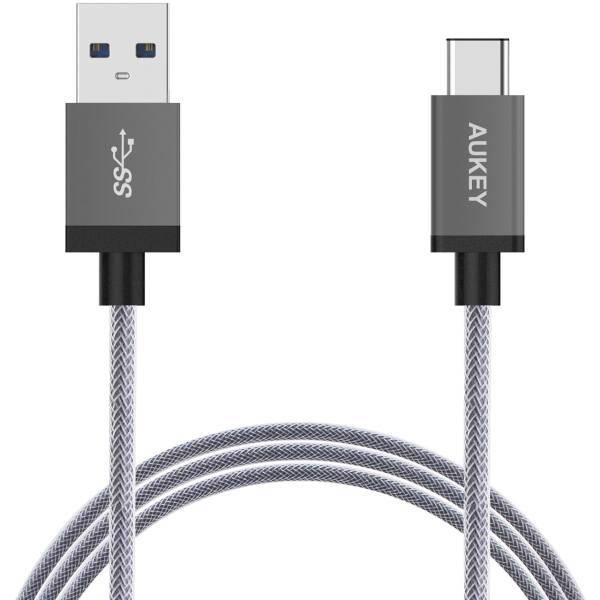 Aukey CB-CD2 USB 3.0 To USB-C Cable 1m، کابل تبدیل USB 3.0 به USB-C آکی مدل CB-CD2 طول 1 متر