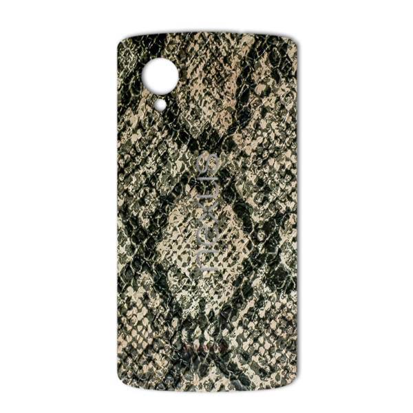 MAHOOT Jungle-python Texture Sticker for Google Nexus 5، برچسب تزئینی ماهوت مدلJungle-python Texture مناسب برای گوشیGoogle Nexus 5