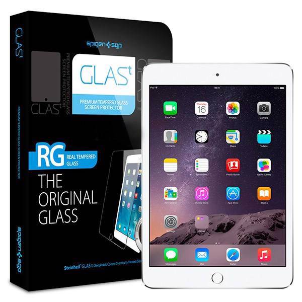 Spigen Screen Protector GLAS.t Premium Tempered Glass For iPad Air/iPad Air 2، محافظ صفحه نمایش اسپیگن شفاف مناسب برای تبلت آی پد ایر و آی پد ایر 2