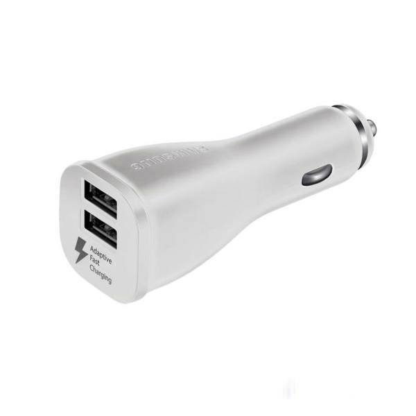 Samsung EP-LN9 Car Charger two port fast charge، شارژر فندکی فست شارژ سامسونگ مدل EP-LN9
