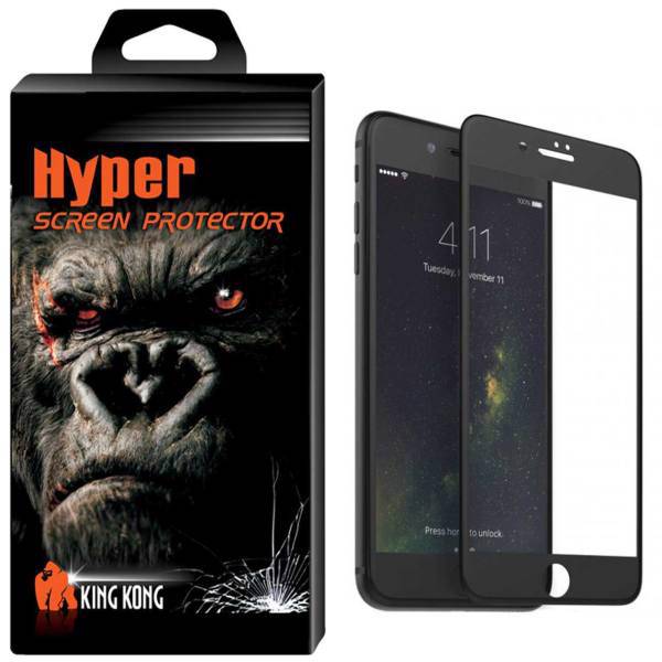 Hyper Protector King Kong Tempered Glass Screen Protector For Apple Iphone 7/8، محافظ صفحه نمایش شیشه ای Fullcover کینگ کونگ مدل Hyper Protector مناسب برای گوشی اپل آیفون 7/8
