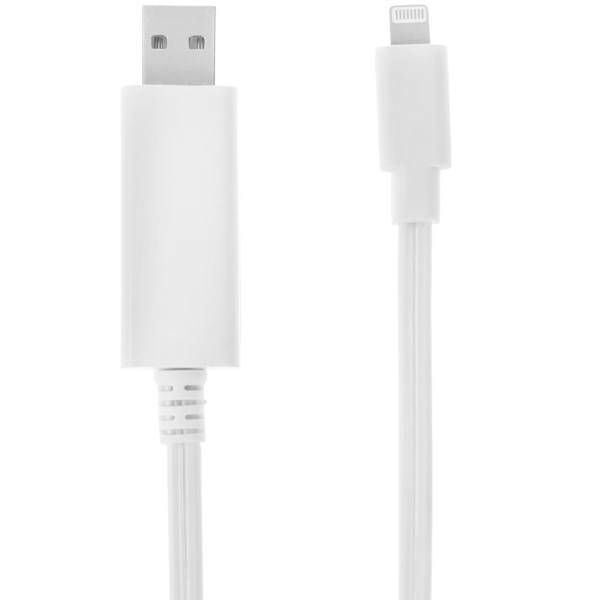 Visible Flowing USB To Lightning 0.9m، کابل تبدیل USB به Lightning مدل Visible Flowing طول 0.9 متر