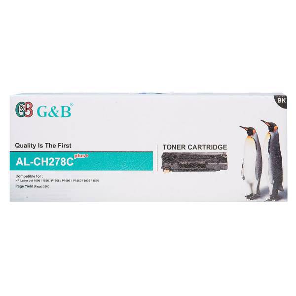 G and B AL-CH278C Plus Black Toner، تونر مشکی جی اند بی مدل AL-CH278C Plus