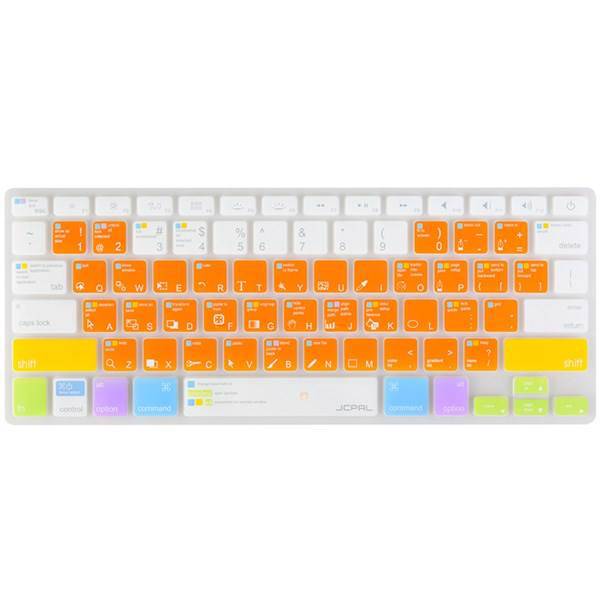 JCPAL Verskin Keyboard Protector With Illustrator Shortcuts For MacBook Air 13، محافظ کیبورد جی سی پال مدل Verskin با میانبر های ایلستریتور مناسب برای مک بوک ایر 13