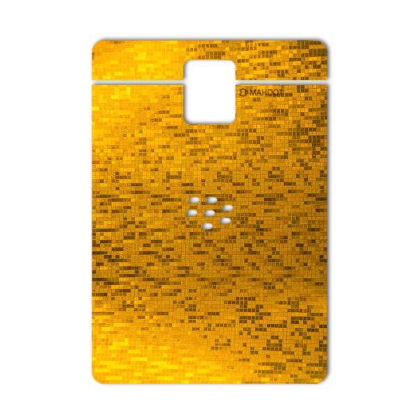 MAHOOT Gold-pixel Special Sticker for BlackBerry Passport، برچسب تزئینی ماهوت مدل Gold-pixel Special مناسب برای گوشی BlackBerry Passport