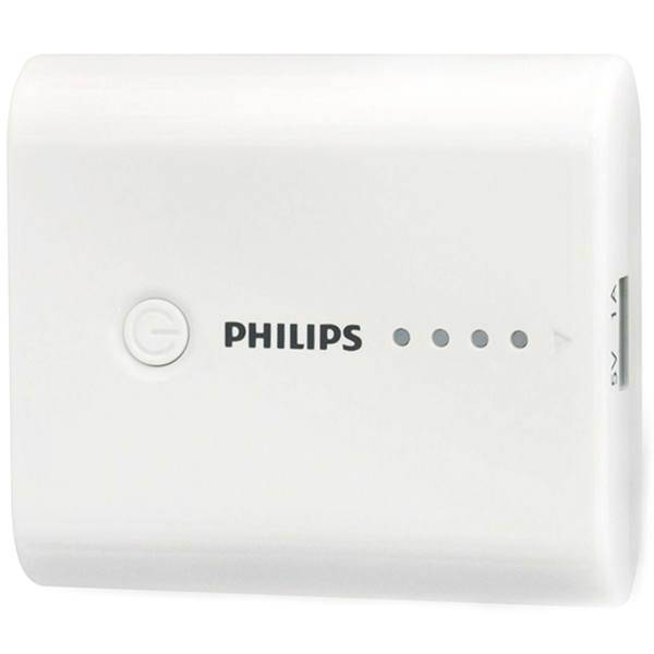 Philips DLP5202 5200mAh Powerbank، شارژر همراه فیلیپس مدل DLP5202 با ظرفیت 5200 میلی آمپر ساعت