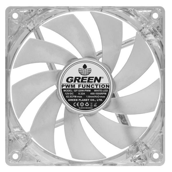 GREEN GF120W-PWM Case Fan، فن کیس گرین مدل GF120W-PWM