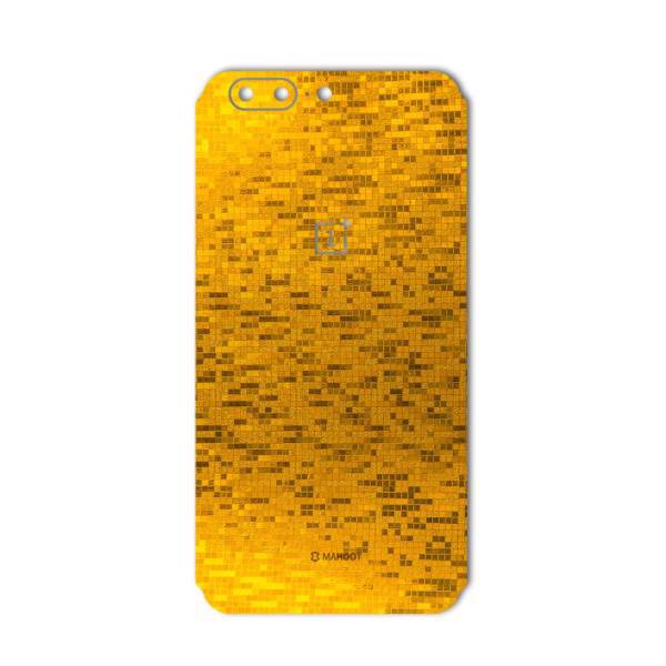 MAHOOT Gold-pixel Special Sticker for OnePlus 5، برچسب تزئینی ماهوت مدل Gold-pixel Special مناسب برای گوشی OnePlus 5