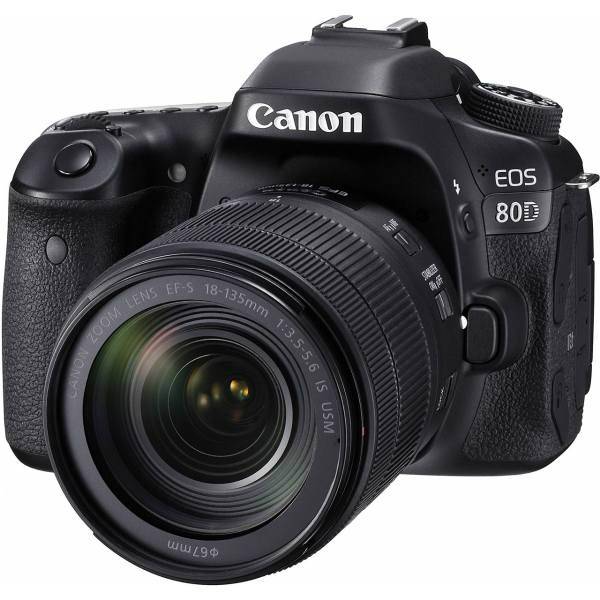Canon Eos 80D EF S 18-135mm f/3.5-5.6 IS USM Kit Digital Camera، دوربین دیجیتال کانن مدل Eos 80D EF S به همراه لنز 18-135 میلی متر f/3.5-5.6 IS USM