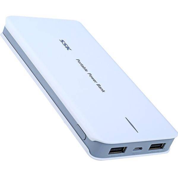 SSK SRBC527 10000mAh Power Bank، شارژر همراه اس اس کی مدل SRBC527 با ظرفیت 10000 میلی آمپر ساعت