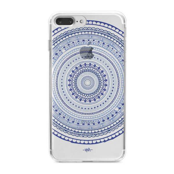 Blue mandala Case Cover For iPhone 7 plus/8 Plus، کاور ژله ای مدلBlue mandala مناسب برای گوشی موبایل آیفون 7 پلاس و 8 پلاس