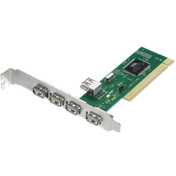 P-net 4 Port USB 2.0 PCI Card، هاب USB2.0 چهار پورت PCI پی نت