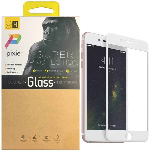 Pixie 5D Full Glue Glass Screen Protector For Apple iPhone 8، محافظ صفحه نمایش تمام چسب شیشه ای پیکسی مدل 5D مناسب برای گوشی اپل آیفون 8