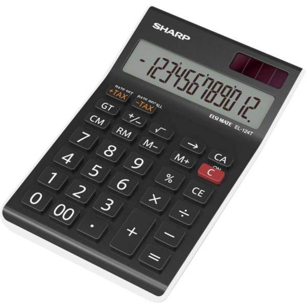 SHARP EL-124T Calculator، ماشین حساب شارپ مدل EL-124T