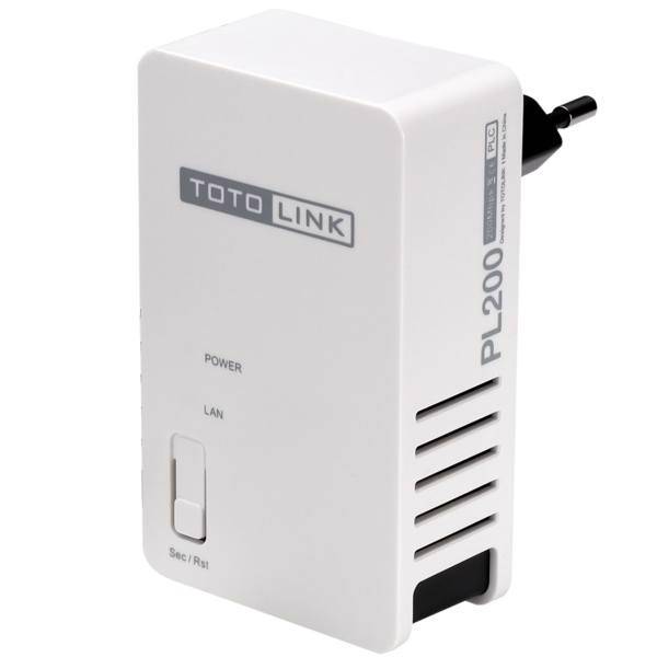 Totolink PL200 KIT PowerLine Wi-Fi Adapter، آداپتور پاورلاین Wi-Fi توتولینک مدل PL200 KIT