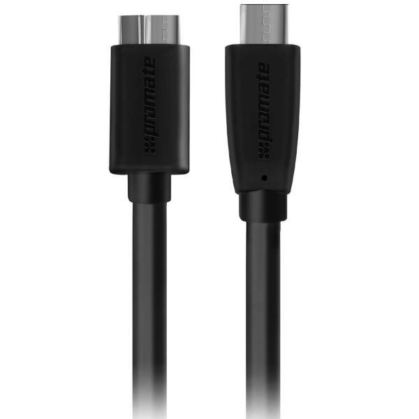 Promate uniLink-CMB Micro-B to USB-C Cable 1m، کابل تبدیل Micro-B به USB-C پرومیت مدل uniLink-CMB طول 1 متر