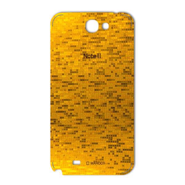MAHOOT Gold-pixel Special Sticker for Samsung Note 2، برچسب تزئینی ماهوت مدل Gold-pixel Special مناسب برای گوشی Samsung Note 2