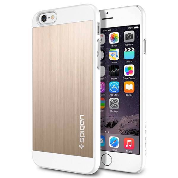 Spigen Aluminum Fit Cover For Apple iPhone 6/6s، کاور اسپیگن مدل Aluminum Fit مناسب برای گوشی موبایل آیفون 6/6s