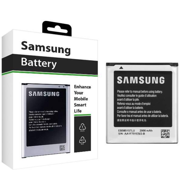 Samsung EB-585157LU 2000mAh Mobile Phone Battery For Samsung Galaxy Core 2، باتری موبایل سامسونگ مدل EB-585157LU با ظرفیت 2000mAh مناسب برای گوشی موبایل سامسونگ Galaxy Core 2