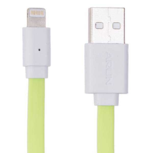 Arun B12P6 Flat USB To Lightning Cable 1.2m، کابل تخت تبدیل USB به لایتنینگ آران مدل B12P6 به طول 1.2 متر