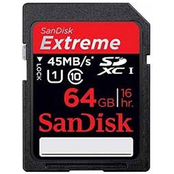 SanDisk SDXC Extreme 300X - 64GB، کارت حافظه ی SDXC سن دیسک Extreme 300X با ظرفیت 64 گیگابایت