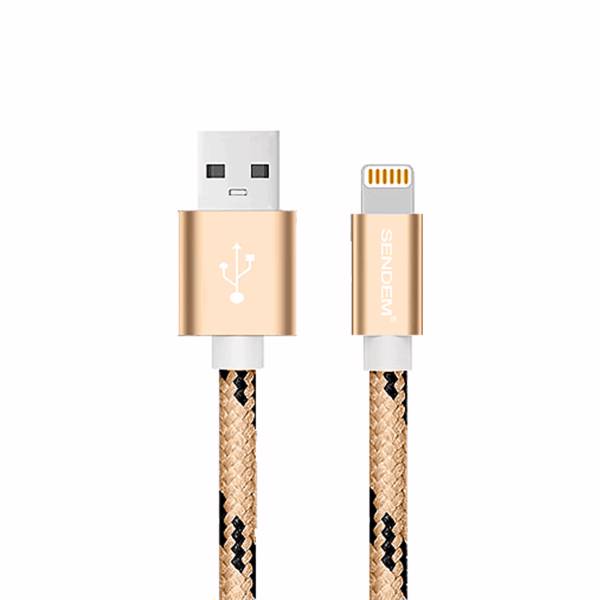 کابل تبدیل USB به لایتنینگ سند ای ام مدل M7 طول 1متر