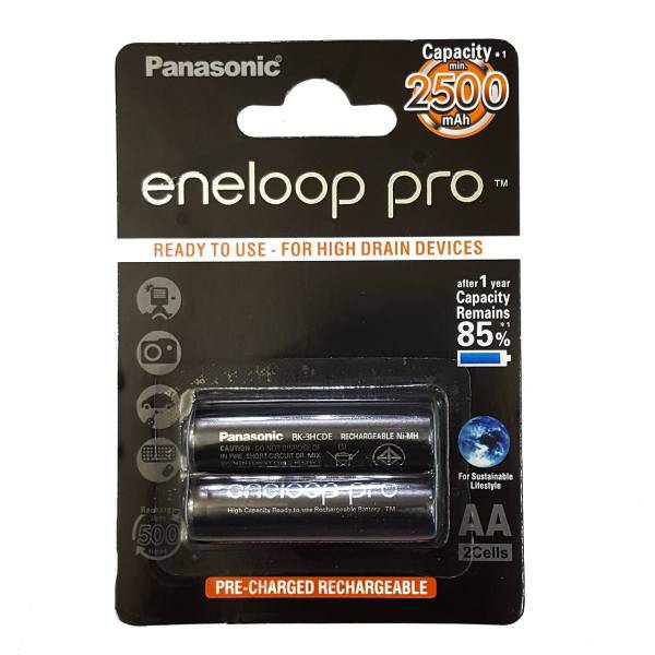 Panasonic Eneloop Pro AA Rechargeable Batteryack Of 2، باتری قلمی قابل شارژ پاناسونیک مدل Eneloop Pro - بسته 2 عددی