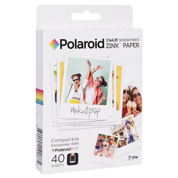 Polaroid Zink Paper Photo Paper Pack Of 40، کاغذ چاپ سریع پولاروید مدل Zink Paper بسته 40 عددی