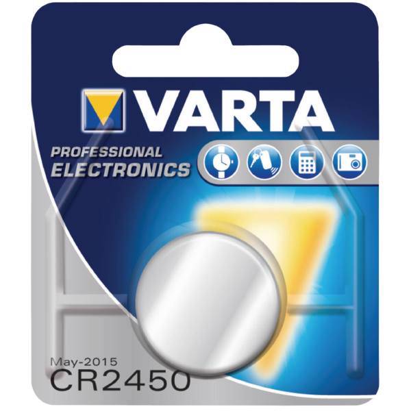 Varta CR2450 Battery، باتری سکه ای وارتا مدل CR2450