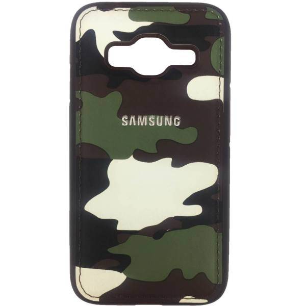 Army TPU Leather Design Cover For Samsung Galaxy J1 Mini Prime، کاور ژله ای طرح چرم مدل ارتشی مناسب برای گوشی موبایل سامسونگ Galaxy J1 Mini Prime