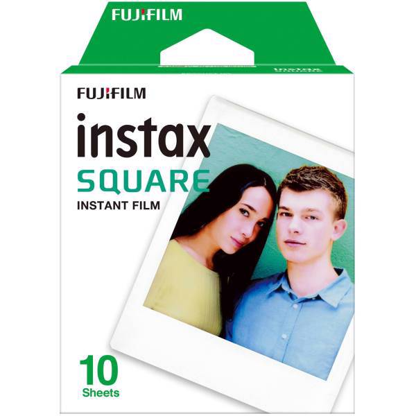 Fujifilm Instax SQUARE Film Photo Paper Pack of 10، کاغذ مخصوص دوربین های چاپ سریع فوجی فیلم مدل Instax SQUARE بسته 10 عددی