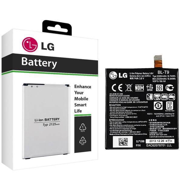 LG BL-T9 2300mAh Mobile Phone Battery For LG Nexus 5، باتری موبایل ال جی مدل BL-T9 با ظرفیت 2300mAh مناسب برای گوشی موبایل ال جی Nexus 5