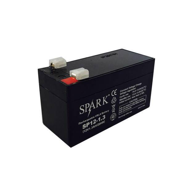 Spark Rechargeable Battery 12V- 1.3Ah، باتری12 ولت 1.3 آمپر اسپارک مدلSP12-1.3