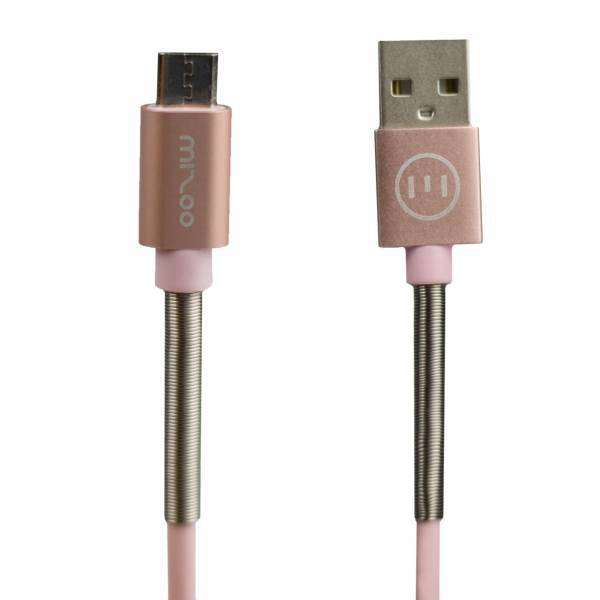 Mizoo Springs USB To microUSB Cable 1m، کابل تبدیل USB به microUSB میزو مدل Springs به طول 1 متر