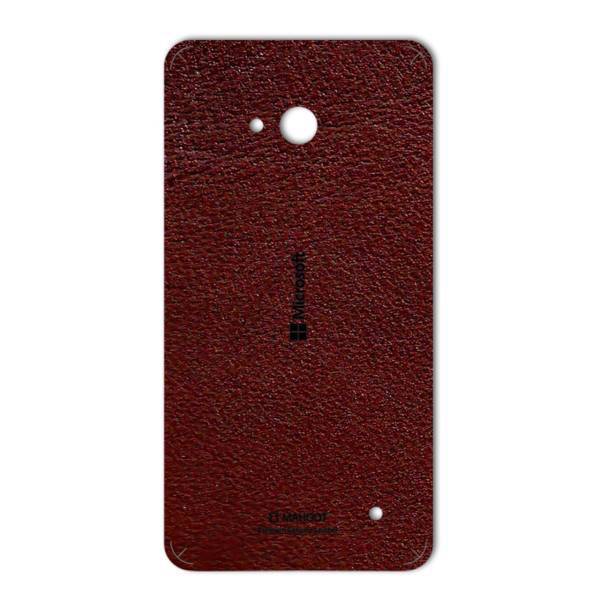 MAHOOT Natural Leather Sticker for Microsoft Lumia 640، برچسب تزئینی ماهوت مدلNatural Leather مناسب برای گوشی Microsoft Lumia 640