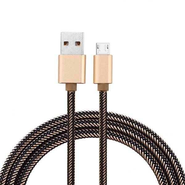 EMY MY-448 USB to microUSB Cable 2m، کابل تبدیل USB به microUSB امی مدل MY-448 طول 2 متر