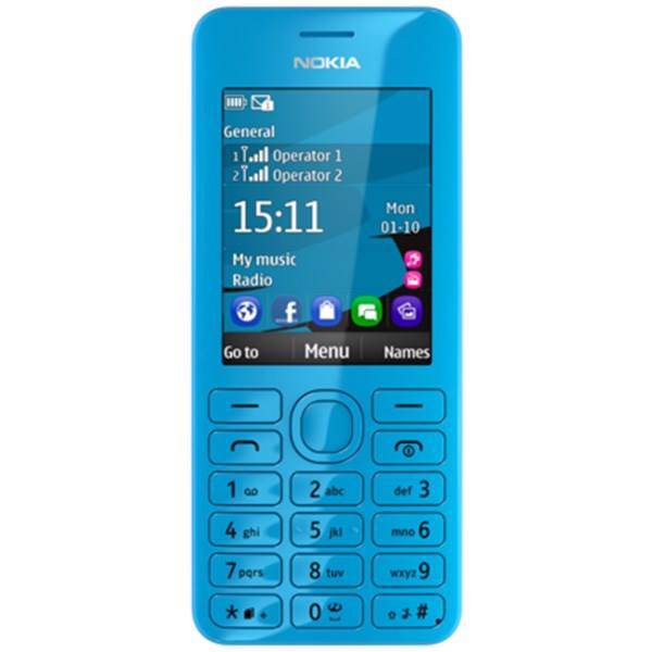 Nokia 206 Dual SIM Mobile Phone، گوشی موبایل نوکیا 206 دو سیم کارت