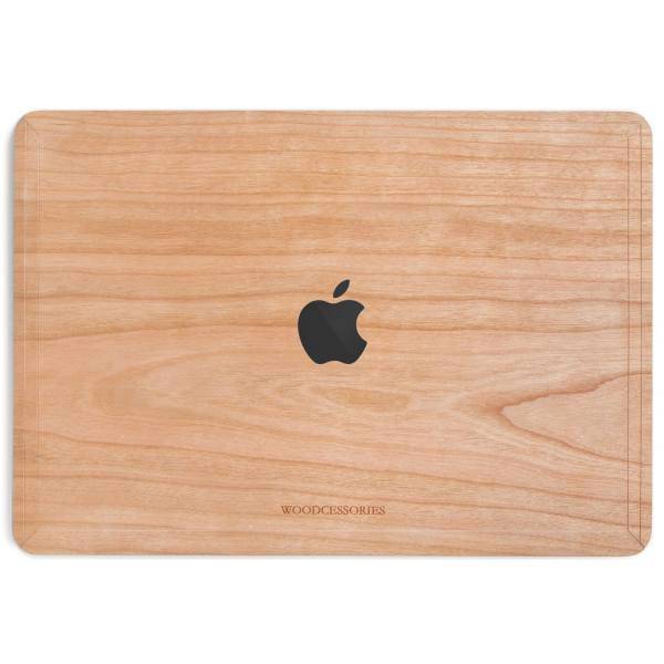 Woodcessories Apple Logo Wooden Cover For MacBook Pro Touchbar 15 Inch، کاور چوبی وودسسوریز مدل Apple Logo مناسب برای مک بوک پرو تاچ بار 15 اینچی