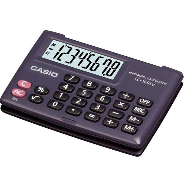 Casio LC-160LV-BK-W Calculator، ماشین حساب کاسیو LC-160LV-BK-WSX-100