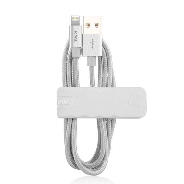 JCPAL Linx Braided Lightning To USB Cable 1.5m، کابل تبدیل USB به لایتنینگ جی سی پال مدل Linx Braided طول 1.5 متر