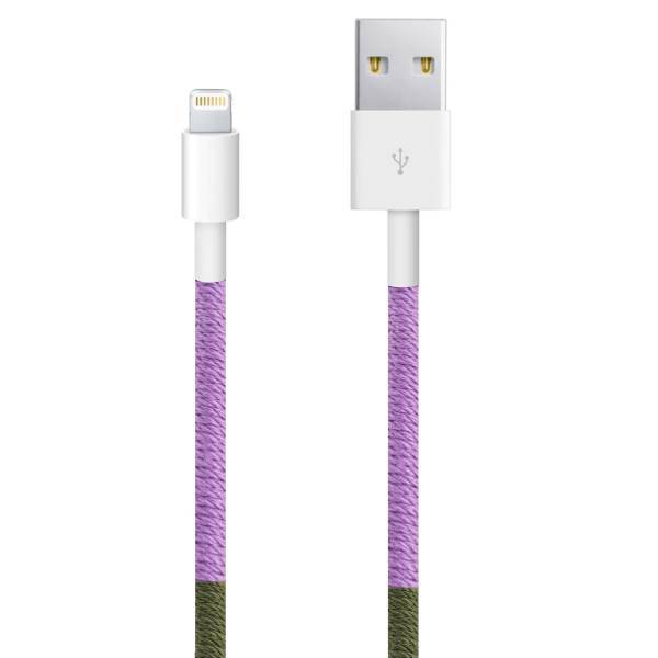 Vod Ex C-47 USB To Lightning Cable 1m، کابل تبدیل USB به Lightning ود اکس مدل C-47 به طول 1 متر