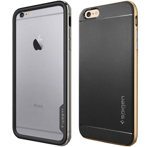 Spigen Mobile Cover Bundle No 12 For Apple iPhone 6 Plus، مجموعه کاور و محافظ اسپیگن شماره 12 مناسب برای گوشی موبایل آیفون 6 پلاس