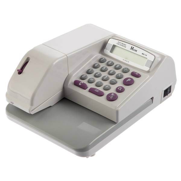 Mehr MX-14 Check Printer، دستگاه پرفراژ چک مهر مدل MX-14