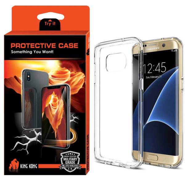 Hyper Protector King Kong Glass Screen Protector For Samsung Galaxy S7 Edge، کاور کینگ کونگ مدل Protective TPU مناسب برای گوشی سامسونگ گلکسی S7 Edge