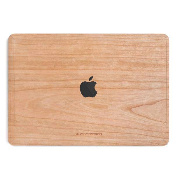 Woodcessories Apple Logo Wooden Cover For MacBook Pro/Pro Touchbar 13 Inch 2016، کاور چوبی وودسسوریز مدل Apple Logo مناسب برای مک بوک پرو/پرو تاچ بار 13 اینچی 2016